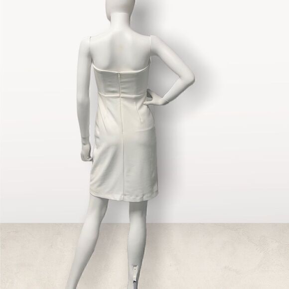 Sam Edelman White Strapless Bow Dress - Picture 4 of 6